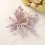 CATIYAHA Organza Miếng Dán Hoa, Lông Vũ Pha Lê Hoa DIY May Đề Can, Vintage Dây Xoắn Nhiều Lớp Handmade Đính Miếng Dán Corsage Phụ Kiện