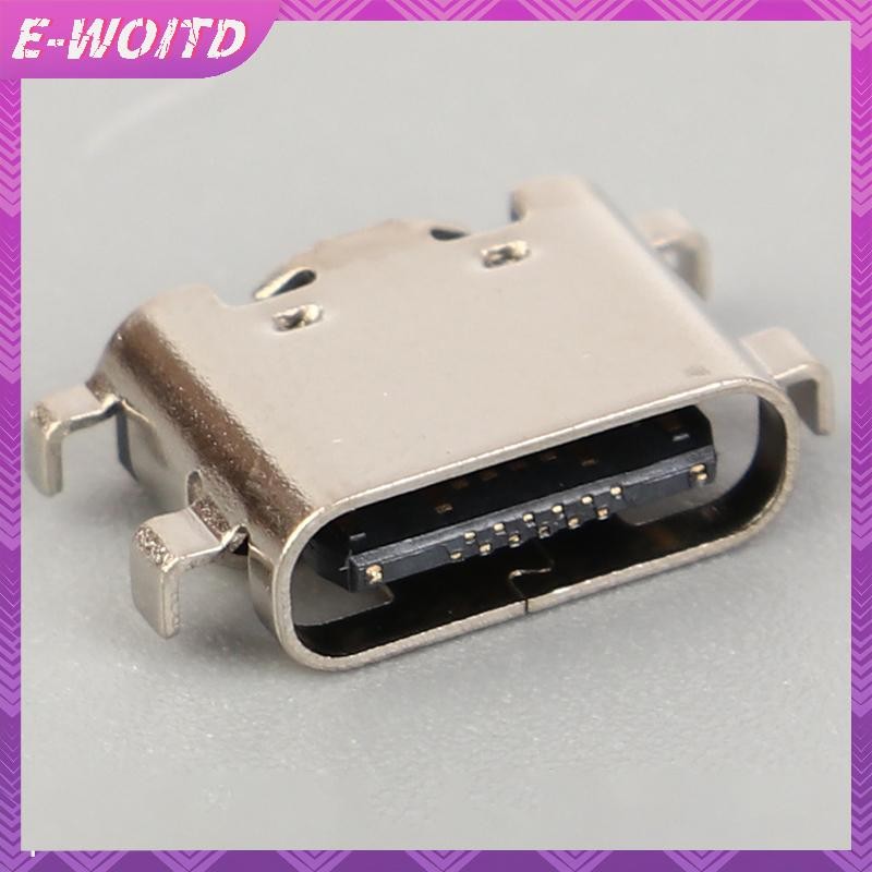 E-woitd 10 Chiếc USB Type-C Sạc Jack Cổng Cho Teclast M40 P20HD P20 USB C Sạc Cắm Dock Ổ Cắm Kết Nối HNVN