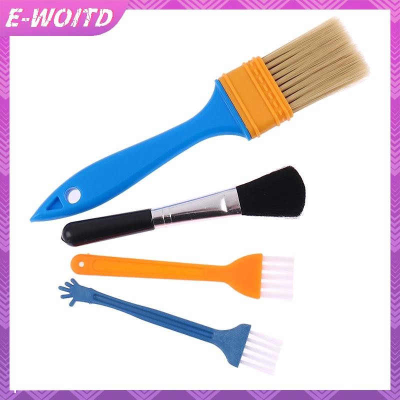 E-woitd 4 Cái / bộ Bàn Phím Bàn Chải Mềm Máy Tính Tai Nghe Dụng Cụ Vệ Sinh HNVN