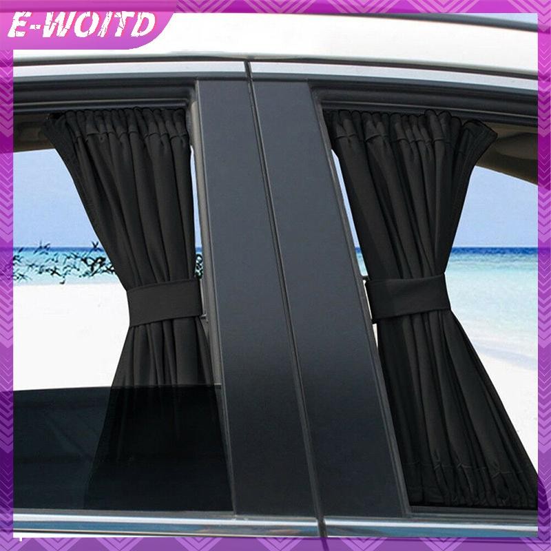 E-WOITD 2 Chiếc Ô Tô Chống Tia UV Rèm Nắng Bên Cửa Sổ Tấm Che Lưới HNVN