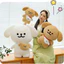 SY Maltese Sang Trọng Búp Bê Cho Bé Gái Trang Trí Nhà Dây Chó Con Nhồi Bông Đồ Chơi Gối Đệm Cho Trẻ Em Bộ Sưu Tập