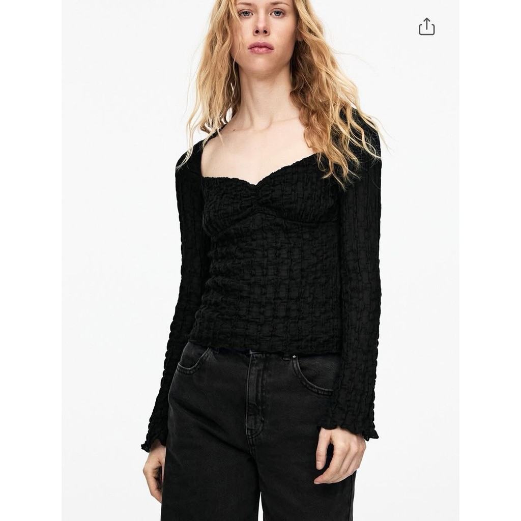 ÁO DÀI TAY NHĂN PULL&BEAR 3245/306