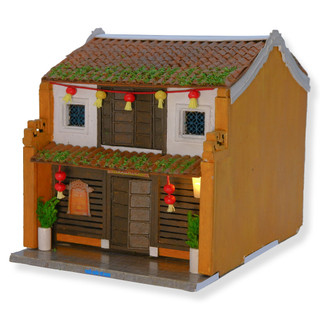 Mô hình gỗ tự lắp ráp DIY- Thế Giới Tí Hon- HỘI AN- NHÀ CỔ TẤN KÝ- HA164-09 (Sản phẩm chưa kèm keo)