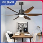 QUẠT TRẦN 6 CÁNH sải 137 & 167cm có đèn, ĐỘNG CƠ LÕI ĐỒNG, 6 cấp gió 3 màu đèn, có remote (Bảo hành 2 NĂM) — ảnh 1