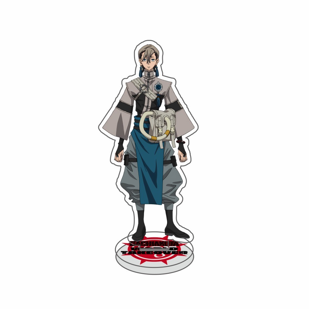 HK1 GACHIAKUTA Đứng Tấm Rudo Surebrec Riyo Reaper Acrylic Tấm Giá Đỡ Để Bàn Anime Trang Trí KH1