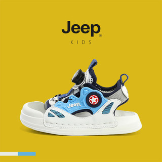 JEEP Sandal đi biển trẻ em 2025, thoáng khí, phong cách mới, phù hợp bé trai/bé gái, kiểu Baotou