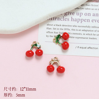 Mạ Đồng Vàng Thật Dễ Thương Mini Trái Cây Bộ Sưu Tập Mặt Dây Chuyền DIY Handmade Trang Sức Tay Vòng Cổ Bông Tai Mặt Dây Chuyền Phụ Kiện