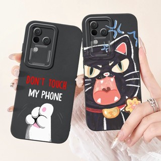 Vỏ bảo vệ ống kính Vivo V30 5G VivoV30 V 30 Pro 5G V2318 V2319 2024 Vỏ điện thoại silicon mềm hoạt hình gấu trúc dễ thương