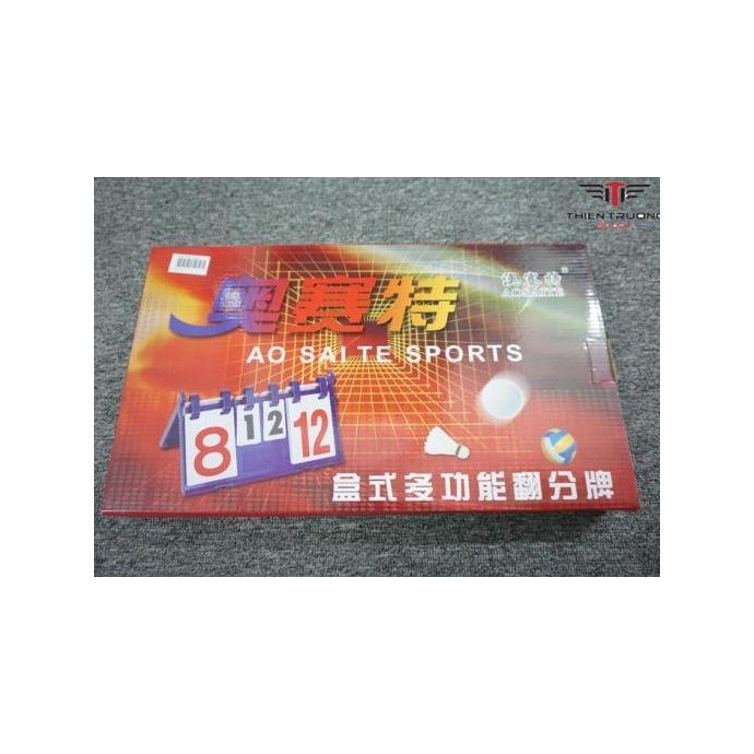 Bảng điểm lật tay Aosaite, bảng điểm thi đấu môn bóng bàn, cầu lông giá rẻ