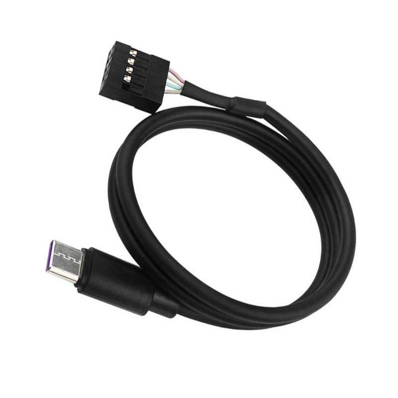 RR Tốc Độ Nhanh USB 3 1 Loại C Dây Nguồn Với 9Pin Bo Mạch Chủ Kết Nối Cho Màn Hình VSecondary Màn Hình LCD PC