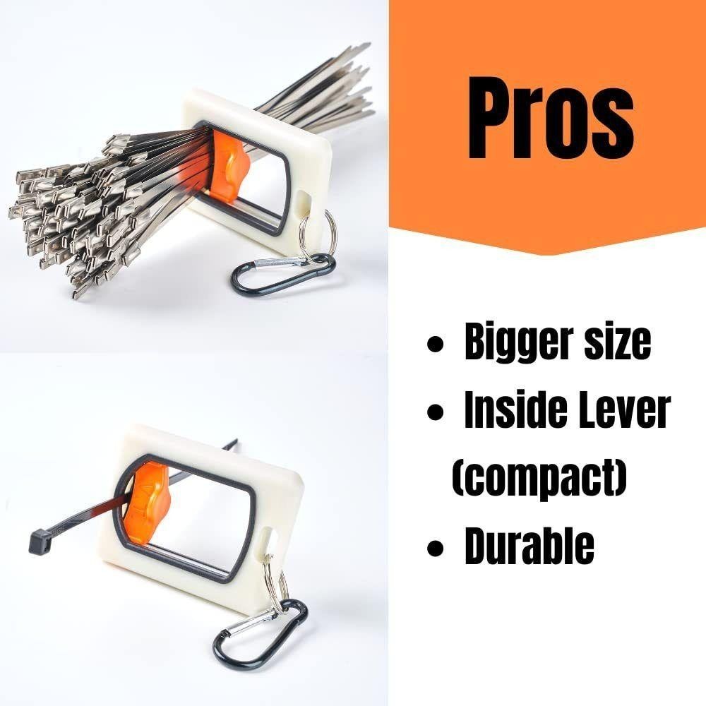Hộp đựng dây buộc cáp lưu trữ NOTE1, Dụng cụ sắp xếp dây buộc cáp di động vuông, Dụng cụ sắp xếp huỳnh quang ổn định