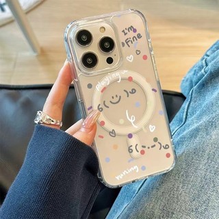 Vỏ trong suốt mặt cười đơn giản cho Iphone 7Plus 12mini 13mini 16promax Xs XR XSMAX 11pro Max 16pro 12 13 14 15 Pro Max Ốp điện thoại mềm 14promax 15plus