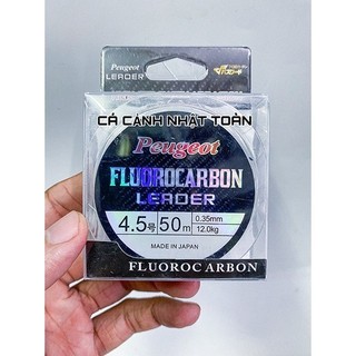 Fluorocarbon Leader Peugeot (50 mét) dây cước câu cá Japan