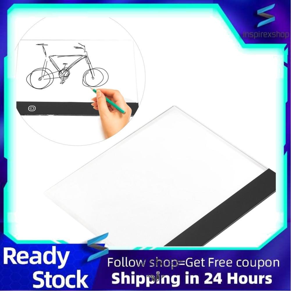 Inspirexshop A5 Slim LED Light Up Tablet Vẽ Bảng sao chép Dimming Trace ...