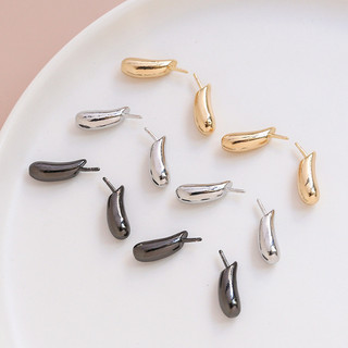 Mạ Đồng Vàng Thật Một Piao Dễ Thương Tai Chó Lớn Tai DIY Handmade Trang Sức Tự Chế Baroque Ngọc Trai Pin Phụ Kiện
