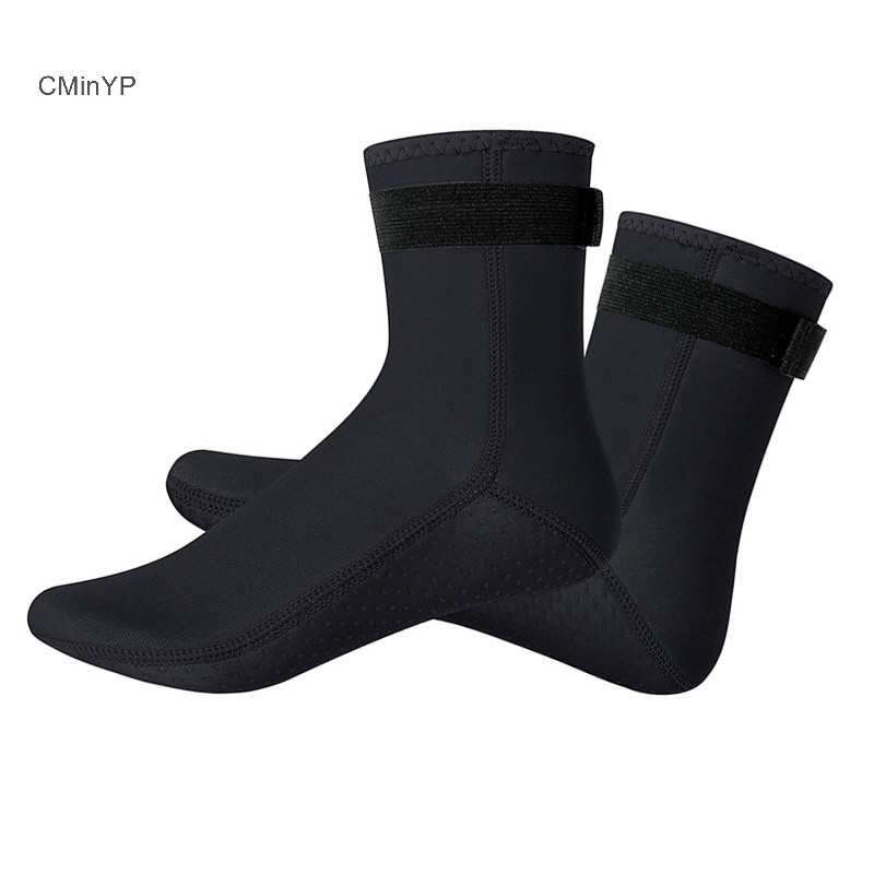 Cminyp 3mm neoprene tất lặn chống trơn trượt, giữ ấm, đi biển/lướt sóng, unisex