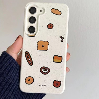 Vỏ cặp đôi màu trắng chống sốc đáng yêu cho Samsung s22 s22plus ultra Girly S23 S23Plus s23fe s24 s24plus s24ultra Ốp điện thoại