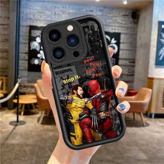 X-men Wolverine Deadpool 11 15 Ốp Lưng Cho IPhone 16 15pro 14 13 12 11pro Pro ProMax XS XR XSmax 7 8 + Plus SE 2020 Vỏ Mềm Silicon DCJT