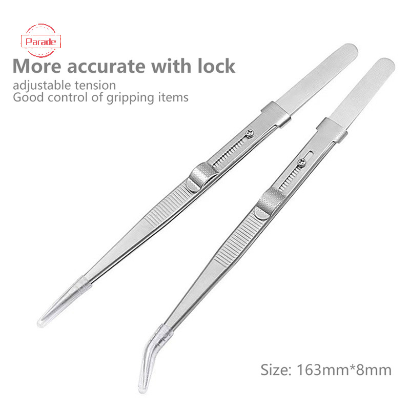 Nhíp bằng thép không gỉ diễu hành Trang sức Khóa cố định cho DIY Gem VN