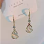 Bông tai Opal cao cấp Bông tai Thiết kế thích hợp Người ảnh hưởng khí quyển Thời trang Bông tai phù hợp 2024 Phong cách mới Hợp thời trang