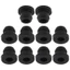 OXXGGKAO 10 Cái Grat Chống Trầy Xước Grommet Kit Grommets Phần Chịu Nhiệt Grate Pad Phụ Kiện Màu Đen