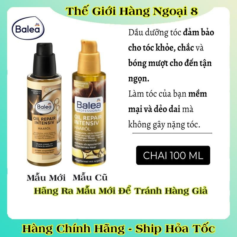 [auth] Tinh dầu dưỡng tóc Balea phục hồi tóc khô, hư tổn và chẻ ngọn -Nội địa Đức Đủ Bill [Hot]