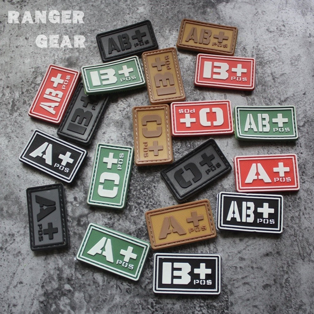 Patch_miếng dán nhóm máu PVC retro