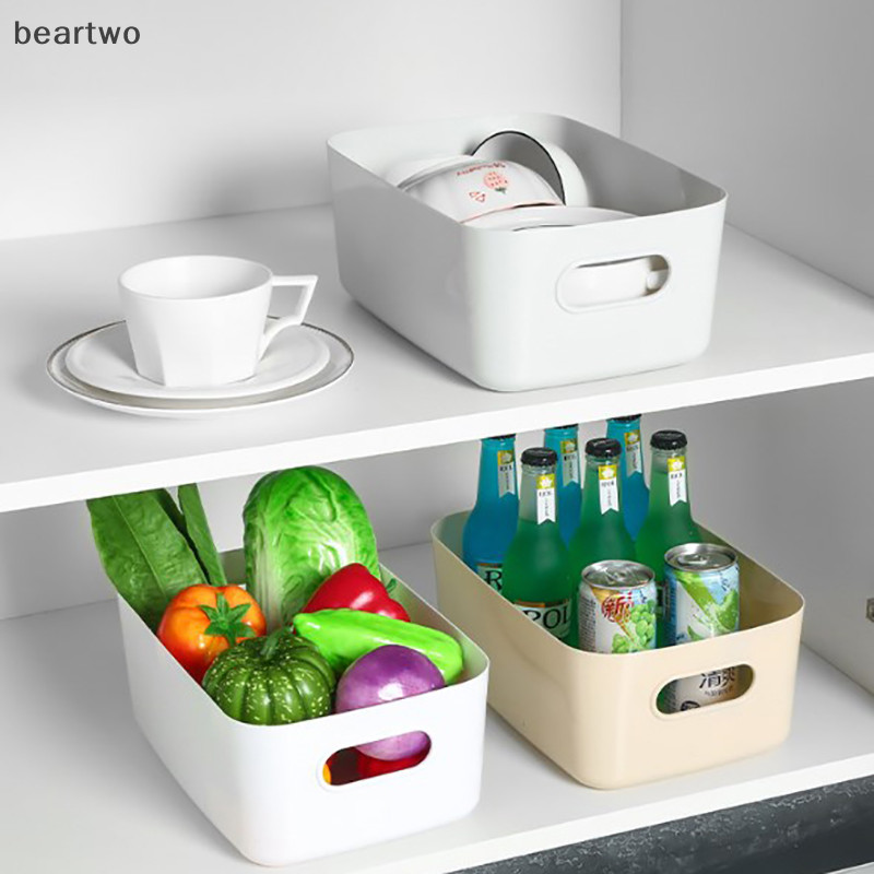 < Beartwo > Hộp Bảo Quản Máy Tính Để Bàn 3 Kích Cỡ Dung Tích Lớn Dụng Cụ Trang Điểm Mỹ Phẩm Hộp Bảo Quản Thẻ Văn Phòng Phẩm Hộp Đựng Điện Thoại Đẹp