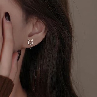 Little Fox Ear Line Nữ Thiết Kế Niche Tua Rua Ngọt Dây Xích Tai Tinh Tế Phù Hợp Với Tai Móc Bông Tai