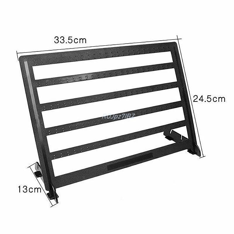 Đơn Giản 240 Lỗ Trang Sức Tổ Chức Đứng Đen Nhựa Bông Tai Giá Đỡ Bông Tai Thời Trang Giá Trưng Bày Trang Sức Giá