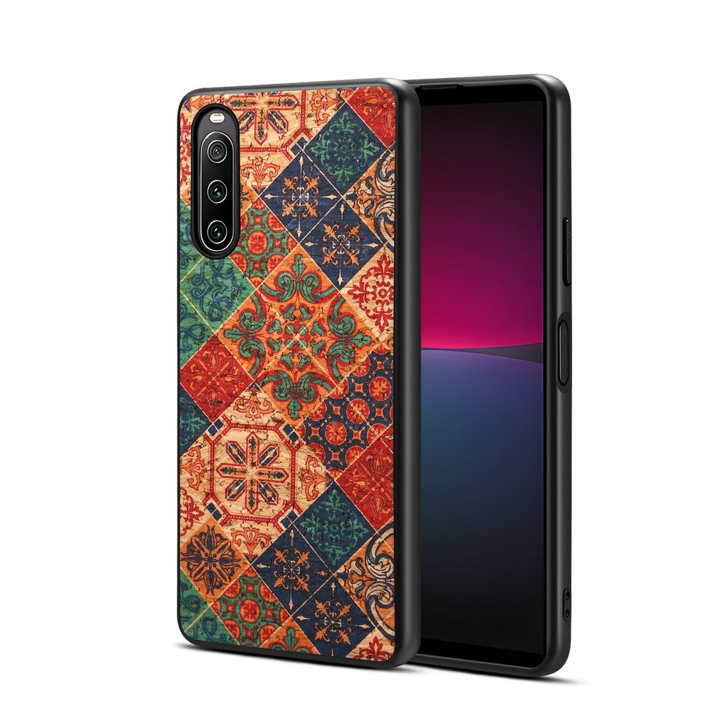 Hoa Không Đều Phong Cách Retro Vỏ Cho Sony Xperia 10V 10 5 1 IV 5III 1V 5G Hoa Lithe Họa Tiết Hoa Thời Trang Chống Sốc Vỏ Điện Thoại Di Động Bảo Vệ