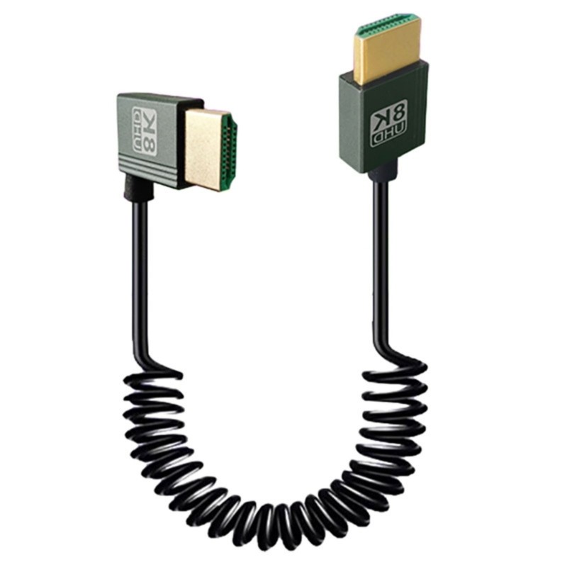 IOR Tốc Độ Nhanh HDMI Tương Thích 2 1 Cáp Cuộn Dây Băng Thông 48Gbps Cáp Mạ Vàng 8K 60Hz Để Tăng Cường Tín Hiệu Transmissi