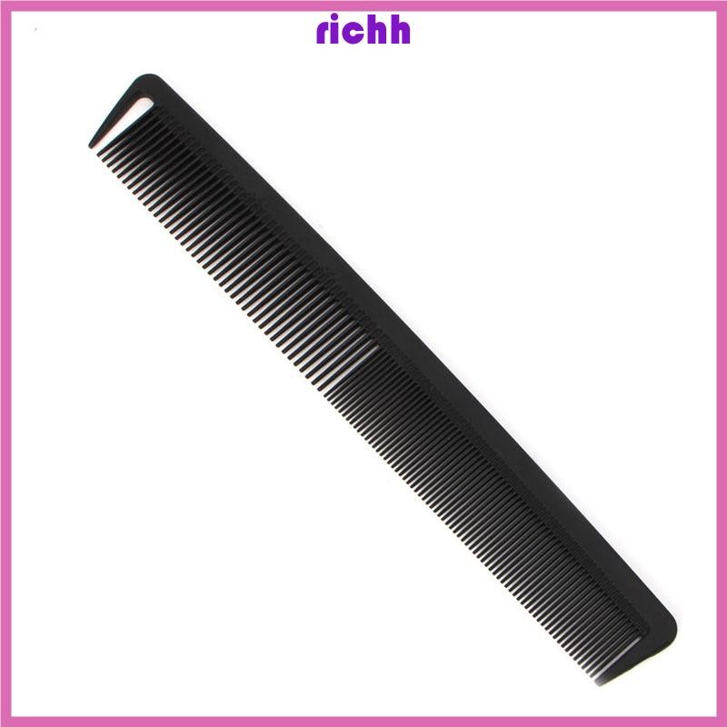 ⚝⚝Richh Chuyên Nghiệp Chống Tĩnh Điện Lược Làm Tóc Tóc Thợ Cắt Tóc Salon Mịn Răng Rộng Lược Tạo Kiểu