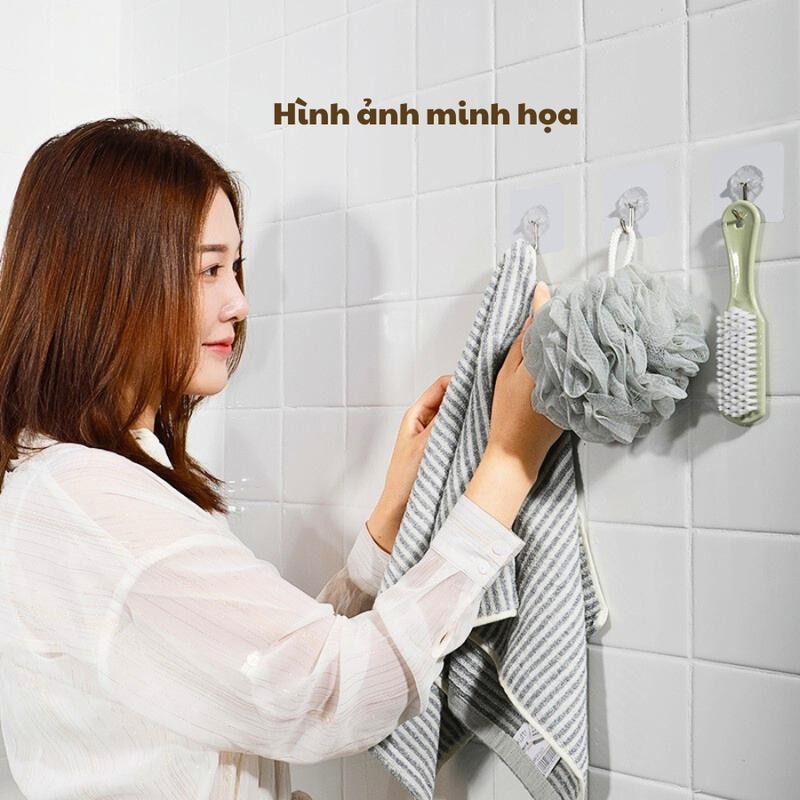 Mô tả Móc Dán Tường ZOLELE Siêu Dính Trong Suốt Chịu Lực Tốt Móc Treo Tường - 2