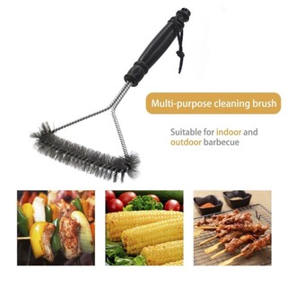Cây cọ thép chà rửa vệ sinh vỉ nướng BBQ có tay cầm dài tiện dụng SUNND