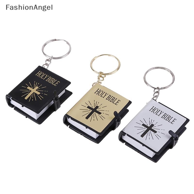 FashionAngel Holy bible Móc khóa Tôn giáo Kitô giáo Chúa Giêsu Cross Key Ring VN