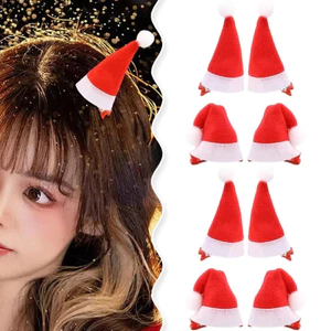 Giáng Sinh Sang Trọng Nón Tóc Kẹp Tóc Cho Bé Gái Quà Tặng Dễ Thương Kẹp Tóc Mũ Phụ Kiện Tóc