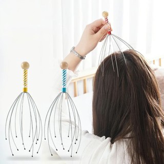 Dụng cụ massage đầu bạch tuộc Cây mát xa da đầu vật lý giá rẻ SUNND