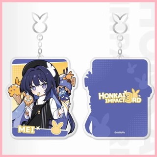 Móc Khóa Honkai Impact 3 Kiana Elysia Honkai Dòng 3 Phòng Acrylic Mặt Dây Chuyền Móc Khóa Alicia Kiana Mei Brownia Heal