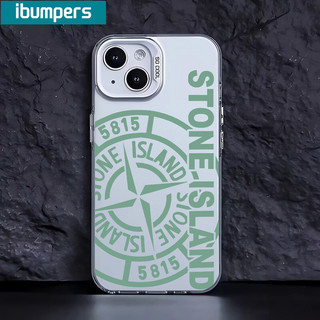 ibumpers Ốp Lưng iPhone Xinh Ngầu Stone Island Ốp Điện Thoại Ốp Điện Thoại IMD Cứng Trơn Chống Bẩn Chống Sốc Cho Iphone 15 14 12 13 11 Pro Max