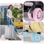CHEESELY 8 Chiếc Vali Bảo Vệ Bánh Xe Nhẫn, Hấp Thụ Sốc Giảm Tiếng Ồn Hành Lý Bánh Xe Bảo Vệ, Giảm Bánh Xe Chống Trơn Trượt Silicone Hành Lý Bánh Xe