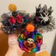YT4 Halloween phù thủy mũ ma kẹp tóc mũ đội đầu cô gái bí ngô kẹp tóc để biểu diễn
