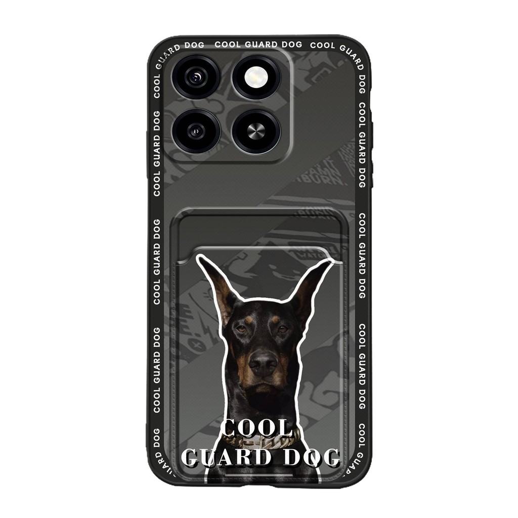 Ốp Điện Thoại Tay Thẻ Chống Bụi Bẩn Cho ZTE Blade A35 / A55 TPU Chống Sốc Mềm Silicon Dễ Thương Bọc Đầy Đủ Khe Cắm Thẻ