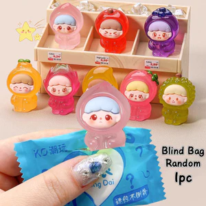 Phim hoạt hình trái cây dễ thương Búp bê trái cây dạ quang Túi mù Búp bê bất ngờ Hình ảnh Micro Phong cảnh Trang trí ô tô để bàn tại nhà [JB]