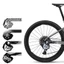 FENDER Tấm Bảo Vệ Derailleur Phía Sau Xe Đạp, Nhựa PP5 Chống Nước, Màu Đen