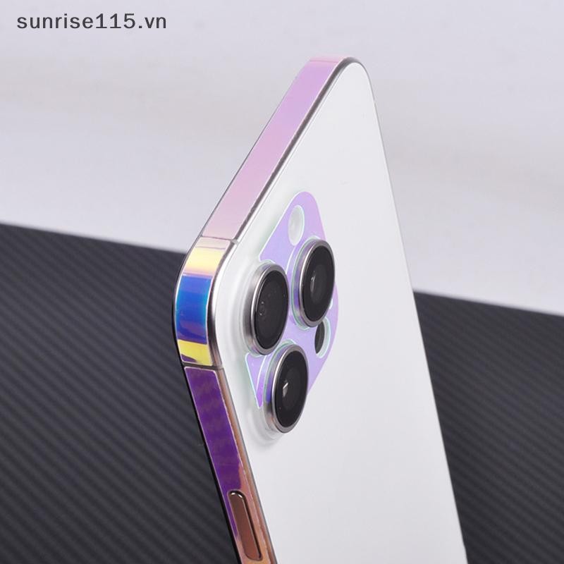 Srvn Luminous Edge Film Khung Điện Thoại Miếng Dán Bảo Vệ Cho 15 14 13 12 Pro Max Side Skin Bảo Vệ Chống Biên Giới.