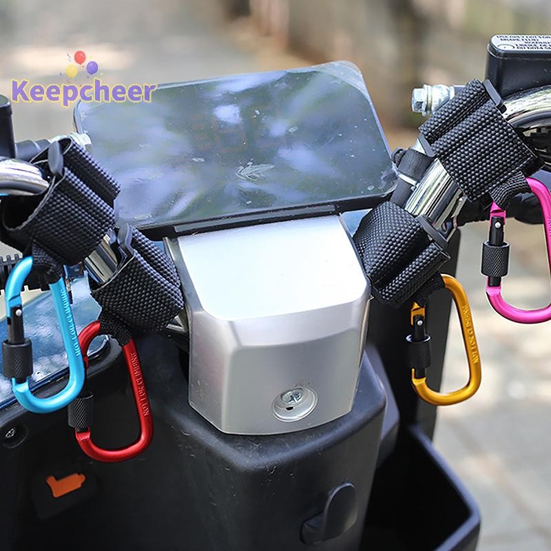 [Keepcheer] Móc xe tay ga điện xe máy Móc trước bằng hợp kim nhôm Móc tay lái cho xe đẩy em bé Móc treo móc xe đẩy em bé [Mới]