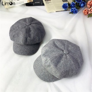 Thu Đông Trẻ Em Đạt Đỉnh Mũ Bé Trai Len Hình Bát Giác Mũ Bé Gái Họa Sĩ Mũ Newsboy Mũ Bé Mũ Nồi Mùa Xuân