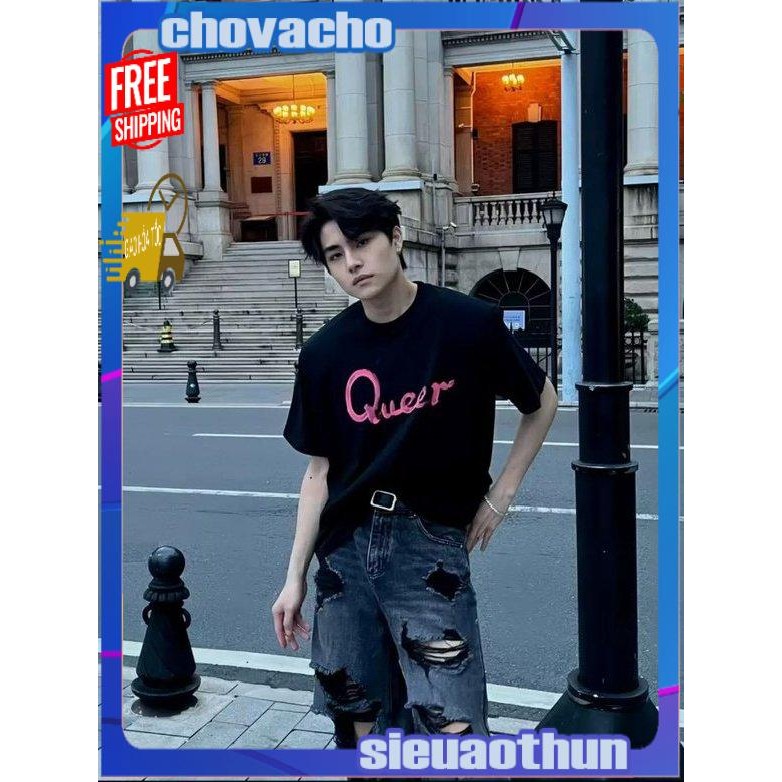 Áo thun Stee Cổ tròn TICI QUEER ICVCVNI Unisex