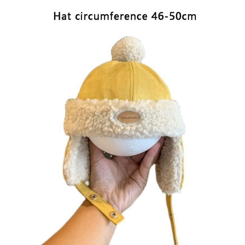 WOAY Kid Lei Feng Hat, Boy Girl Thicken Warm Scarf Hat Set, Bảo vệ tai chống gió Mũ chui đầu trẻ em đa năng